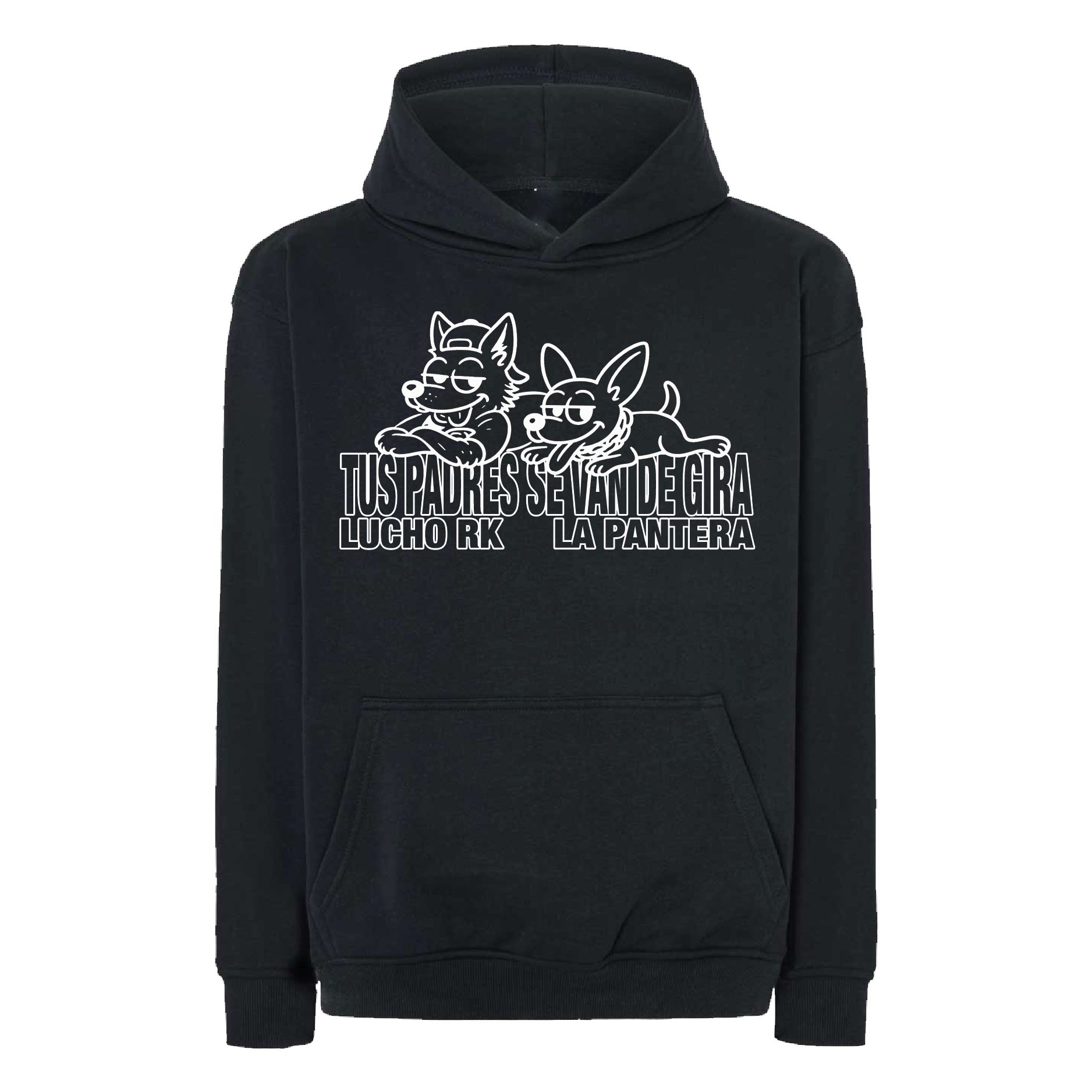 SUDADERA 'FASSSILITO TOUR' NEGRA
